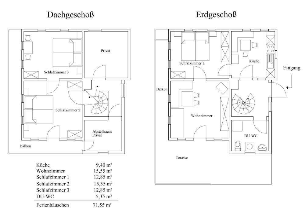 Villa Ferienhaeuschen Rahm Hainzenberg Esterno foto